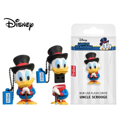 USB TRIBE FLASH DRIVE 3D DISNEY CLASSICS UNCLE SCROOGE 8GB