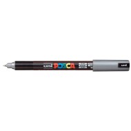 Μαρκαδόρος σχεδίου Uni Posca PC-1MR  0.7mm Ασημί