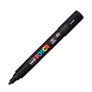 Μαρκαδόρος σχεδίου Uni Posca PC-5M  1.8-2.5mm Μαύρος
