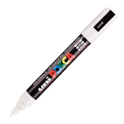 Μαρκαδόρος σχεδίου Uni Posca PC-5M 1.8-2.5mm Λευκό