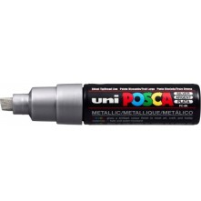 Μαρκαδόρος σχεδίου Uni Posca PC-8K Metallic 8.0mm Silver
