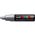 Μαρκαδόρος σχεδίου Uni Posca PC-8K Metallic 8.0mm Silver