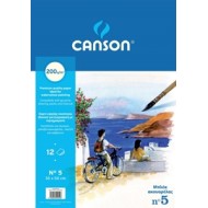 ΜΠΛΟΚ CANSON ΑΚΟΥΑΡΕΛΑΣ Νο5 35x50 (200γρ.)