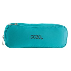 Κασετίνα Polo Duo Box Πετρόλ με 2 φερμουάρ