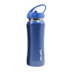 ΠΑΓΟΥΡΙΑ MUST ΜΟΝΟΧΡΩΜΑ 500 ml BPA FREE ΜΠΛΕ