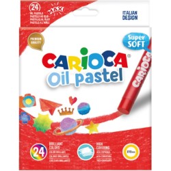 Λαδοπαστέλ Carioca Oil Pastel 24 χρωμάτων