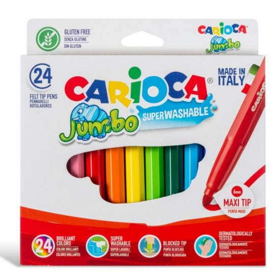 Carioca jumbo superwashable 24 χρώματα