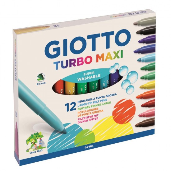 Giotto Turbo maxi 12 χρώματα