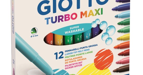 2123 Pennarelli Turbo GIOTTO - Turbo Maxi punta larga - 1-3 mm