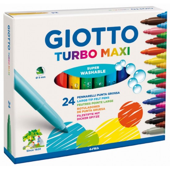 Giotto Turbo maxi 24 χρώματα