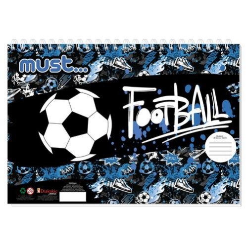 Μπλοκ Ζωγραφικής FootBall 40 φ. 23X33