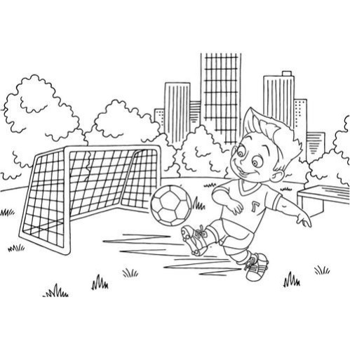 Μπλοκ Ζωγραφικής FootBall 40 φ. 23X33