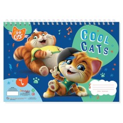 Μπλοκ Ζωγραφικής Cool Cats 40 φ. 23X33
