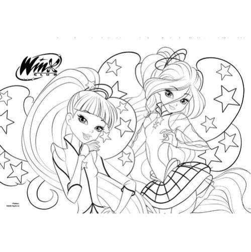 Μπλοκ Ζωγραφικής Winx Club 40 φ. 23X33