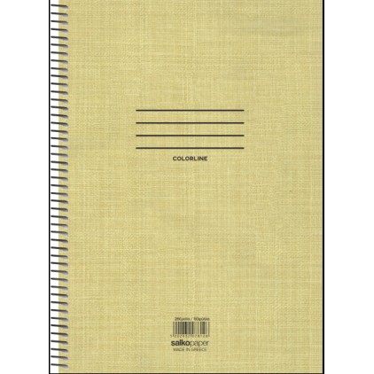 ΣΠΙΡΑΛ ΤΕΤΡΑΔΙΟ SALCO COLORLINE 2Θ 17Χ25 4 ΧΡΩΜΑΤΑ