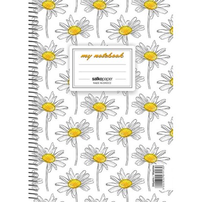 ΣΠΙΡΑΛ ΤΕΤΡΑΔΙΟ SALCO MY NOTEBOOK 2Θ 17Χ25 4 ΣΧΕΔΙΑ