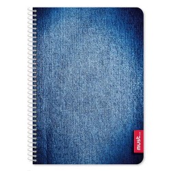 ΣΠΙΡΑΛ ΤΕΤΡΑΔΙΟ MUST JEAN 2Θ 17X25 4 ΣΧΕΔΙΑ