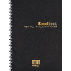 ΣΠΙΡΑΛ ΤΕΤΡΑΔΙΟ SALCO SELECT BLACK 2Θ 17Χ25