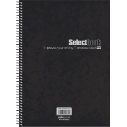 ΣΠΙΡΑΛ ΤΕΤΡΑΔΙΟ SALCO SELECT BLACK 2Θ 17Χ25