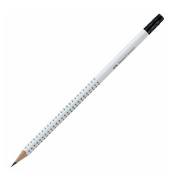 Faber-Castell 2001 Grip Λευκό με γόμα