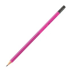 Faber-Castell 2001 Grip Ροζ με γόμα