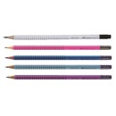 Faber-Castell 2001 Grip 2=B Γκρι γόμα