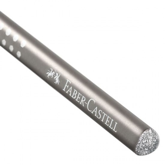 FABER-CASTELL μολύβι SPARKLE  Ασημί