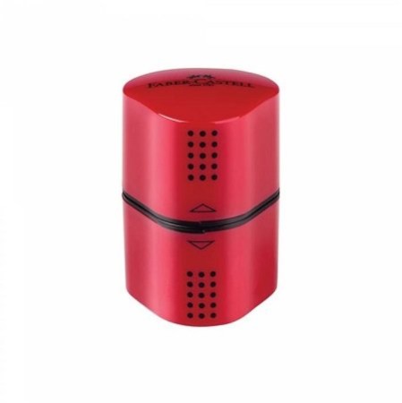 Ξύστρα Faber Castell Grip 2001 Τριπλή κόκκινη
