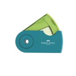 Ξύστρα Faber Castell Sleeve Mini Μονή Πράσινη