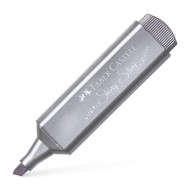 Μαρκαδόρος υπογράμμισης Faber Castell Shiny Silver Μetallic Textliner